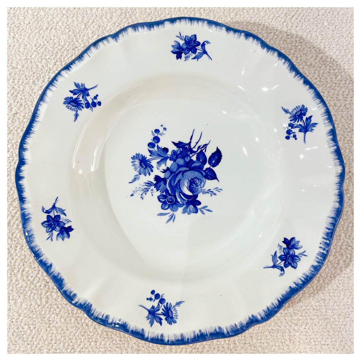 ROSE BLEUE - Assiettes creuses