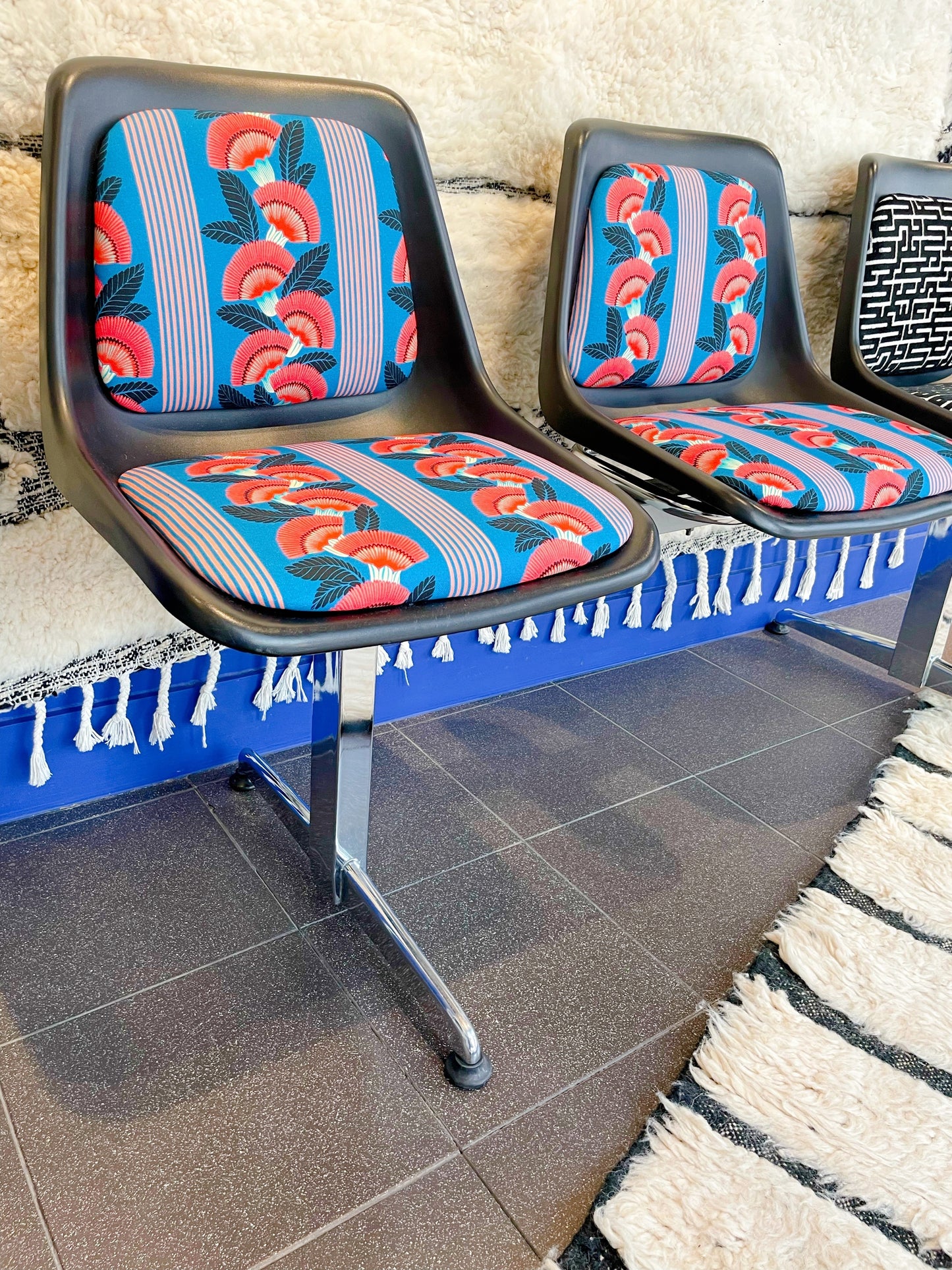Banc de salle d’attente vintage