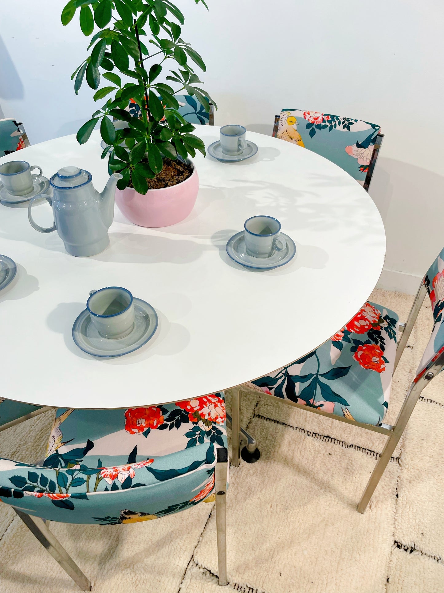 Table à manger vintage 120cm