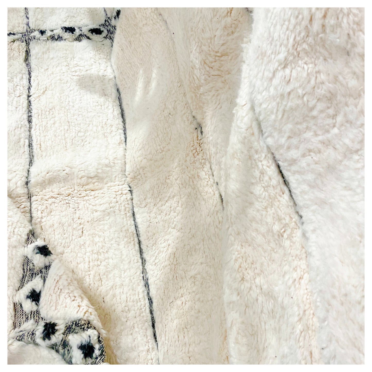 Fluffy frame - Tapis berbère XXL