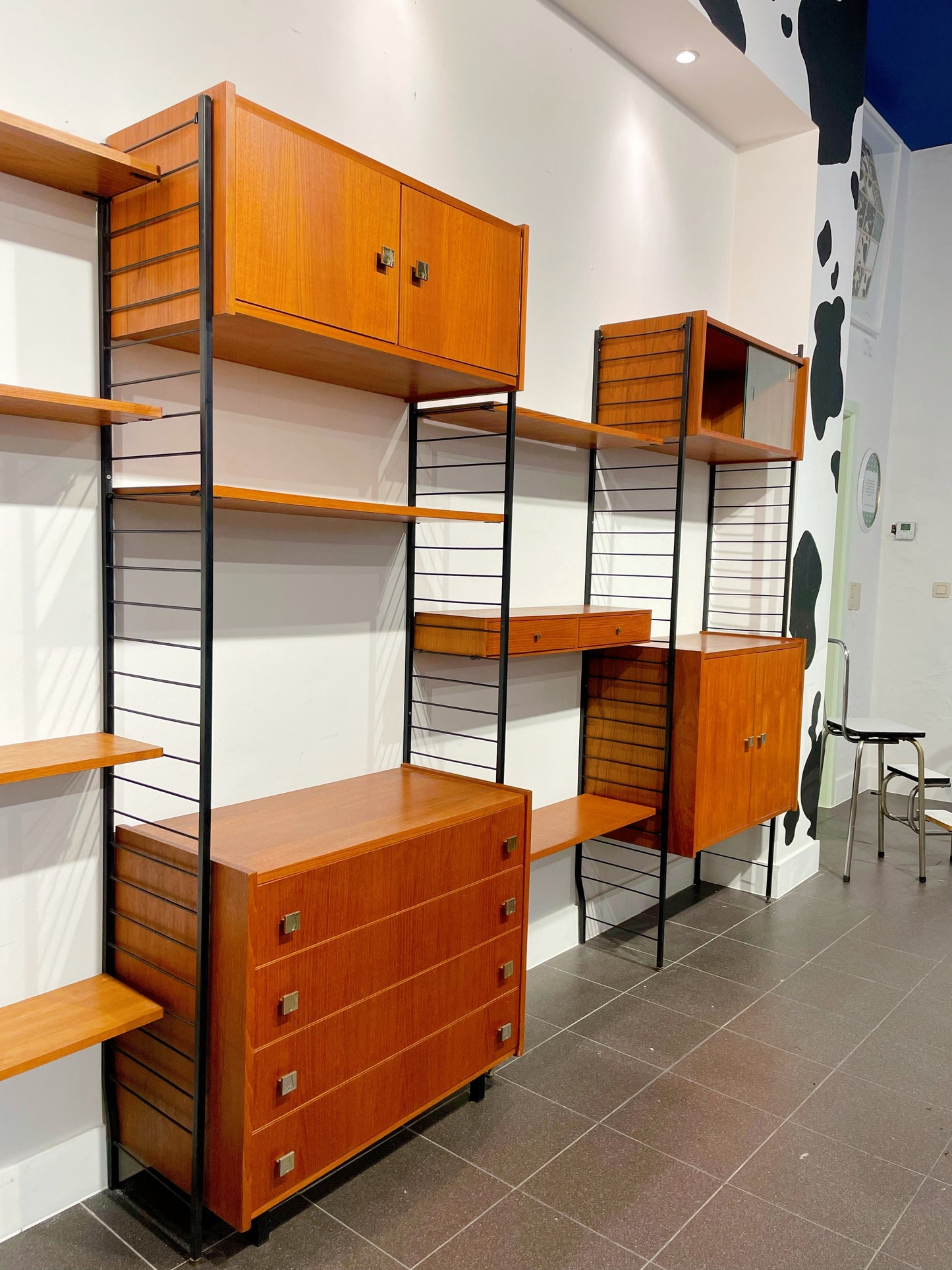 Wall unit scandinave vintage - étagère murale