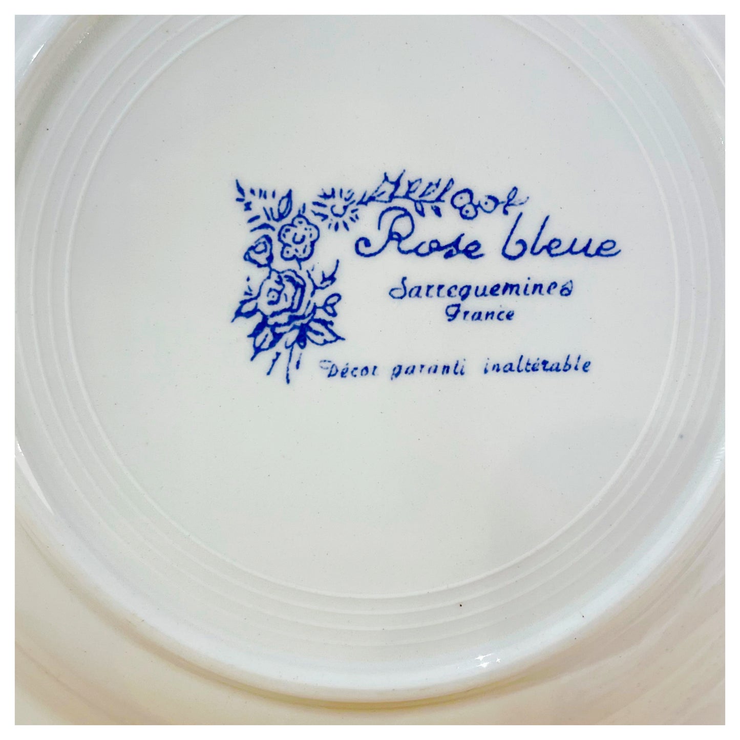 ROSE BLEUE - Assiettes creuses