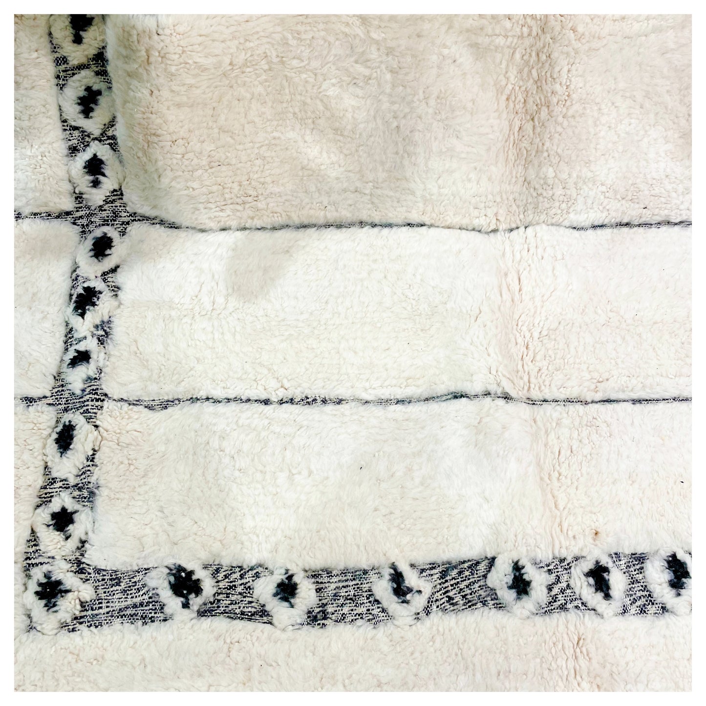 Fluffy frame - Tapis berbère XXL