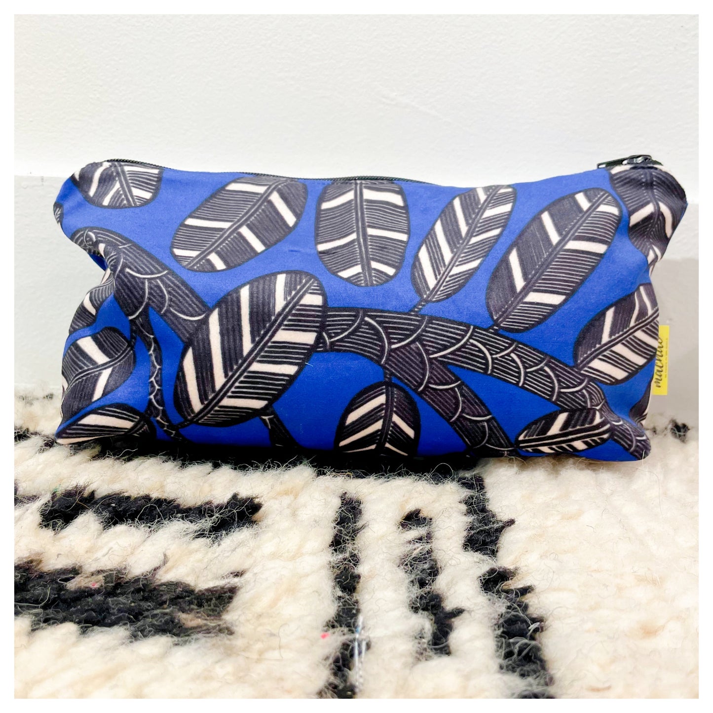AMAZONE velours bleu vif