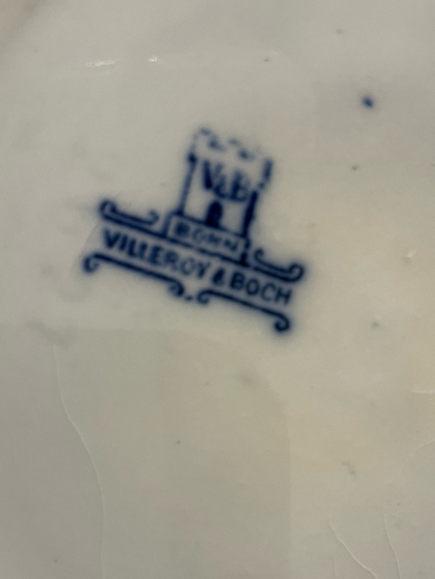 Vase - Villeroy & Boch. Décor bleu et blanc