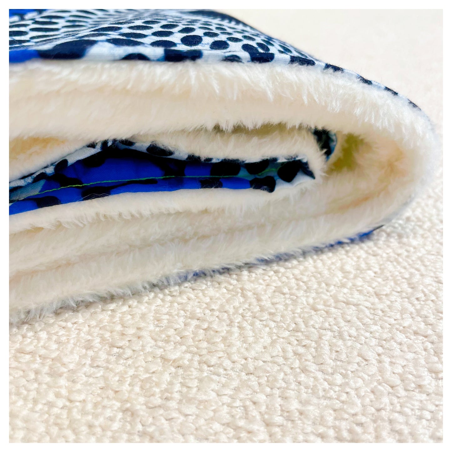 DOUILLET - Plaid bleu