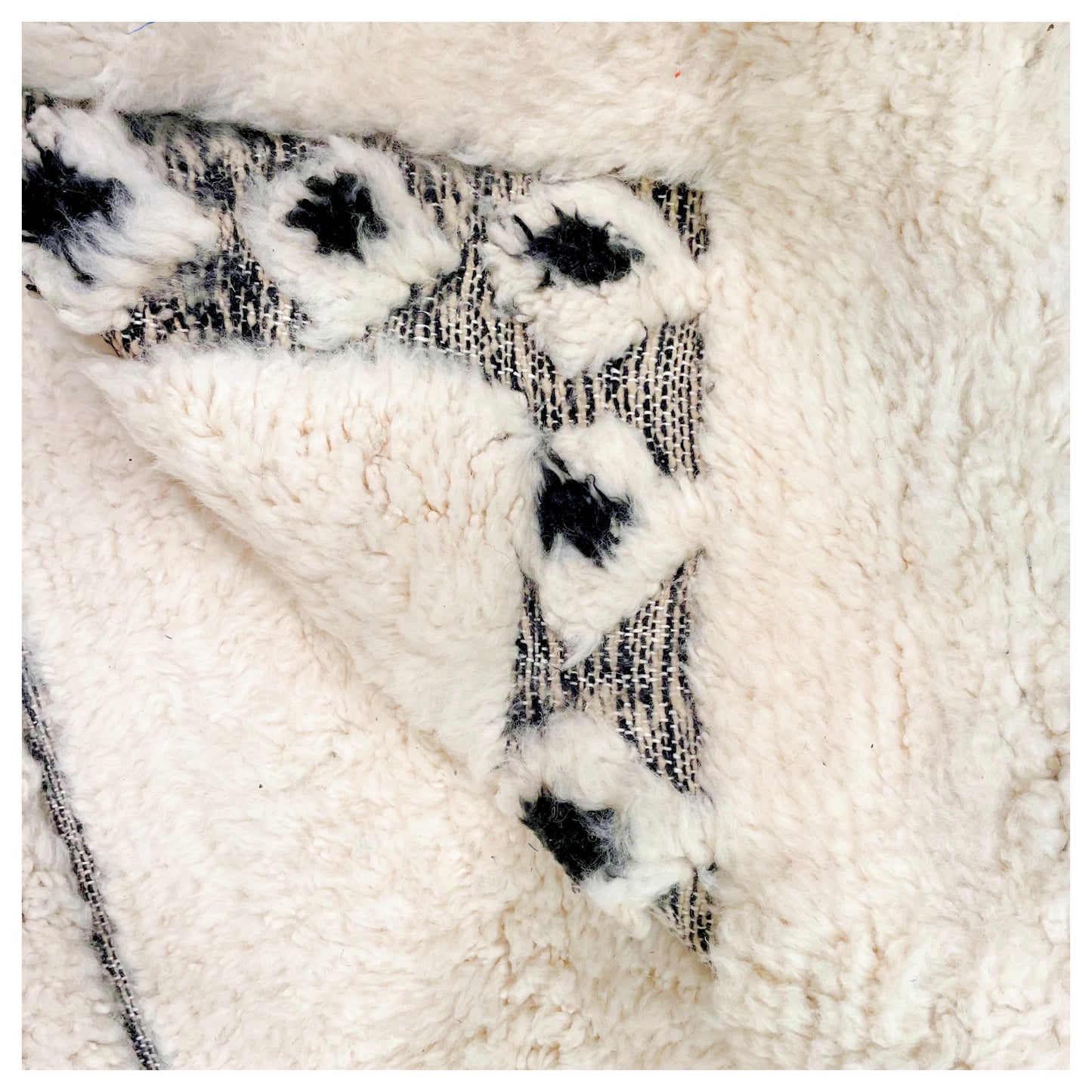 Fluffy frame - Tapis berbère XXL