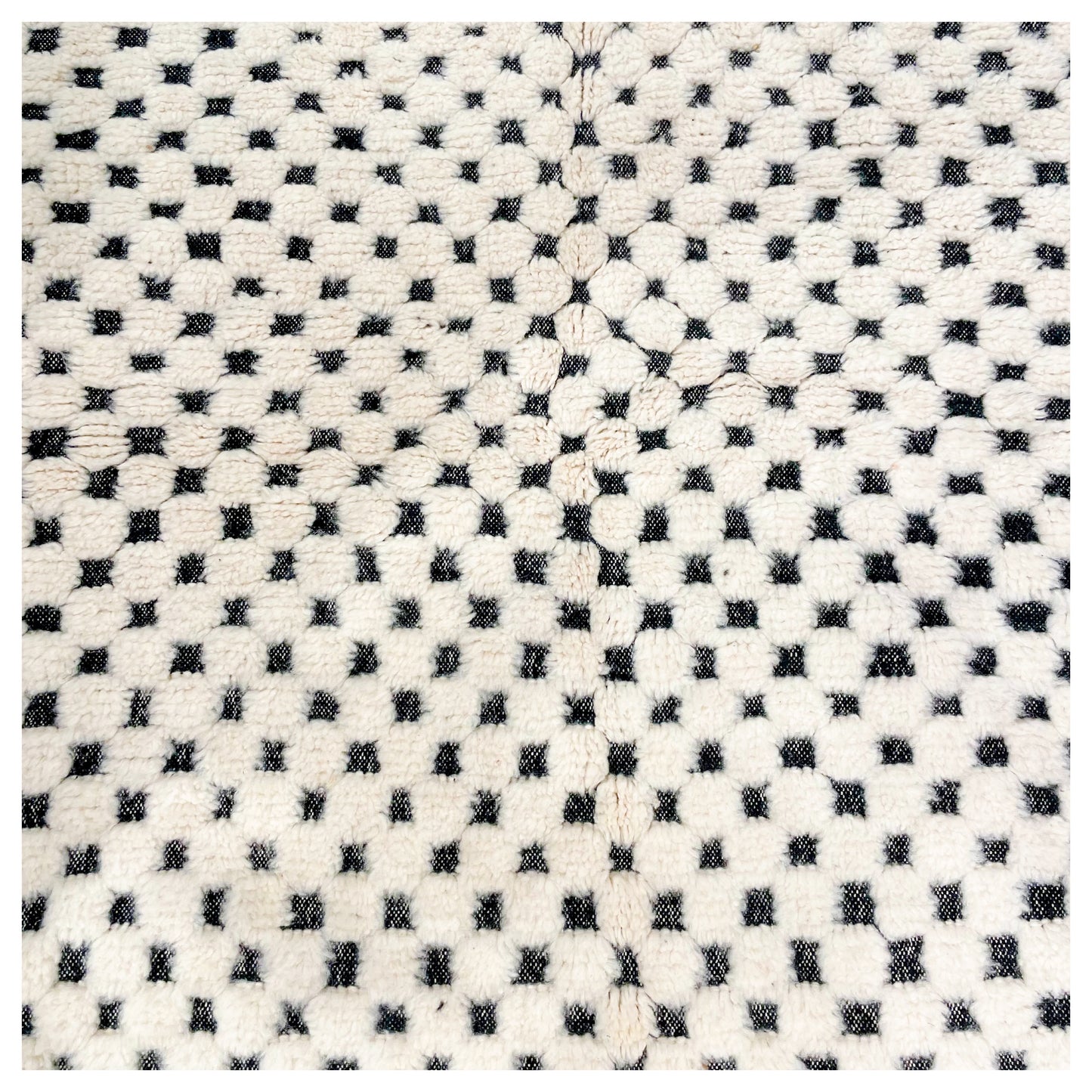 Graphique noir & blanc - Tapis berbère L