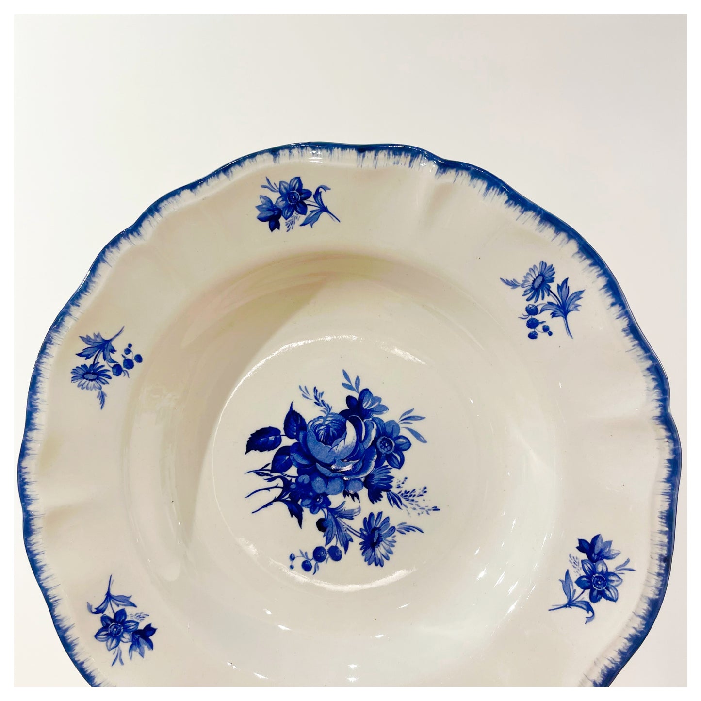 ROSE BLEUE - Assiettes creuses