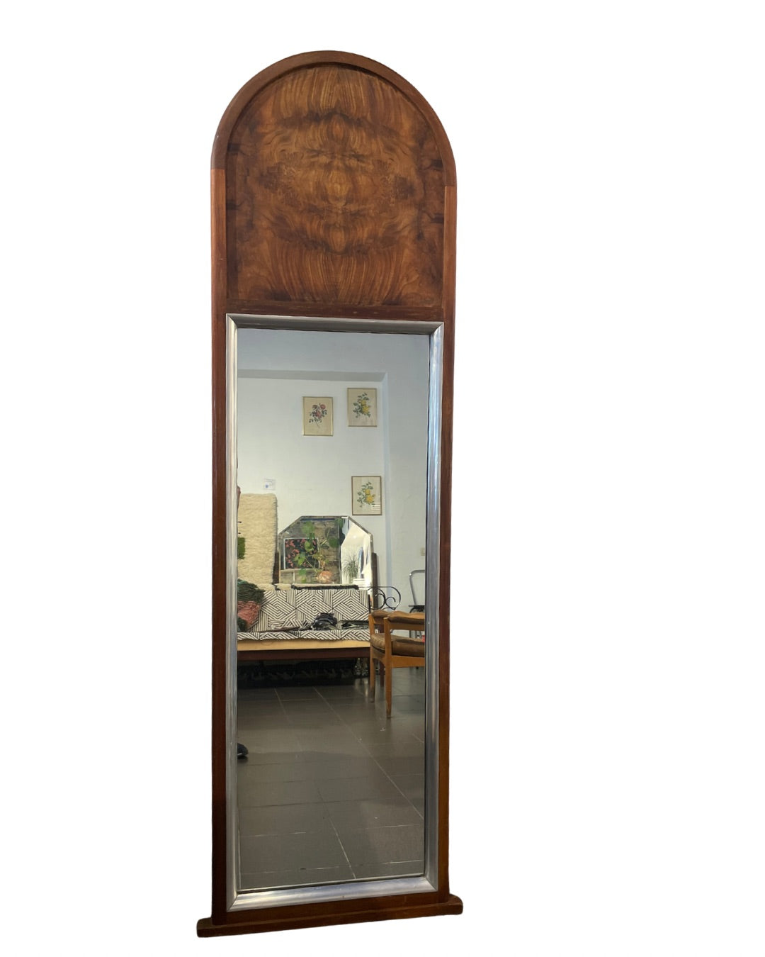 Grand miroir vertical vintage