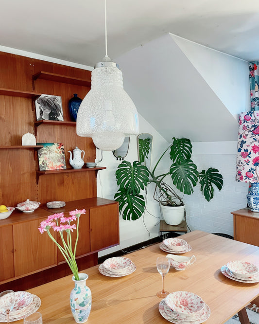 Suspension italienne sculpturale – Sono Io La Luce, esprit Murano