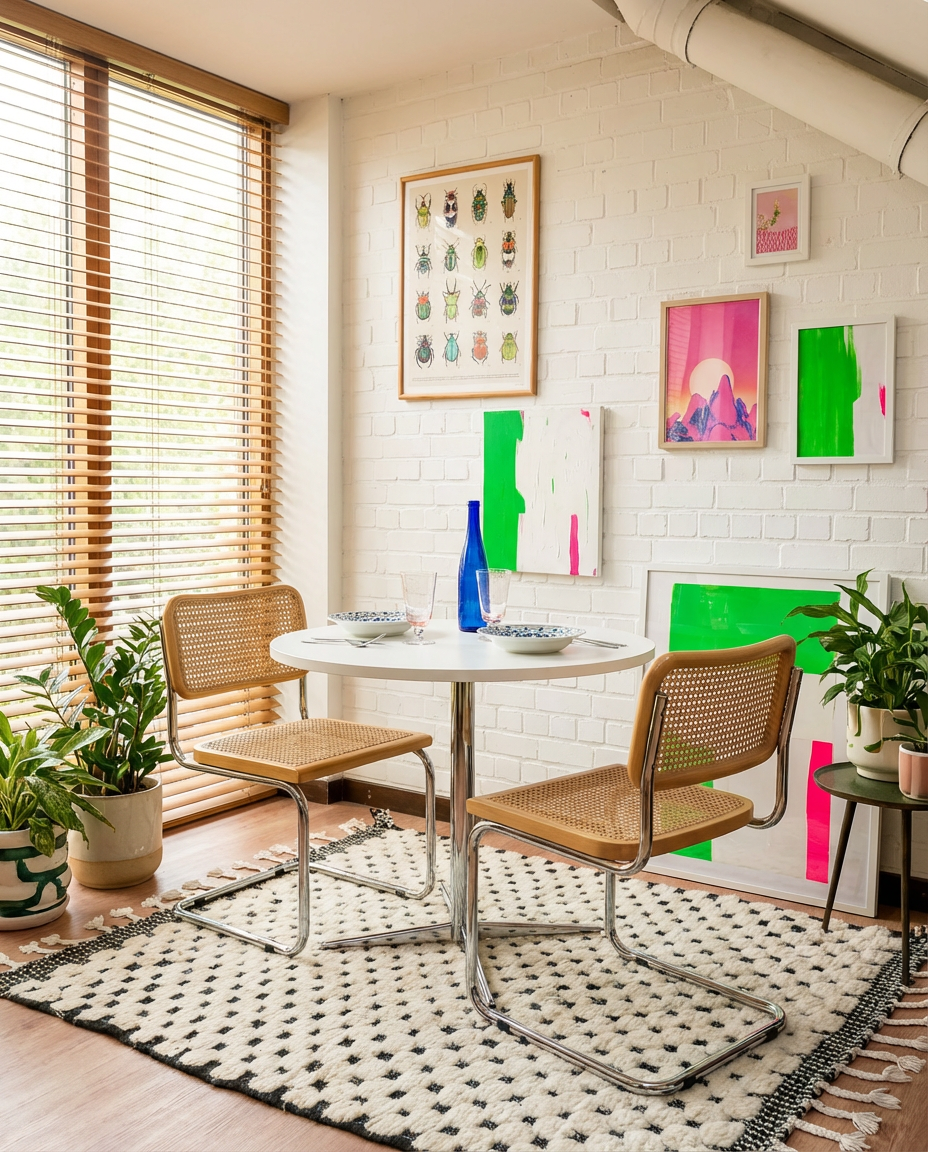 Tapis berbère Graphique noir & blanc - 160x120cm