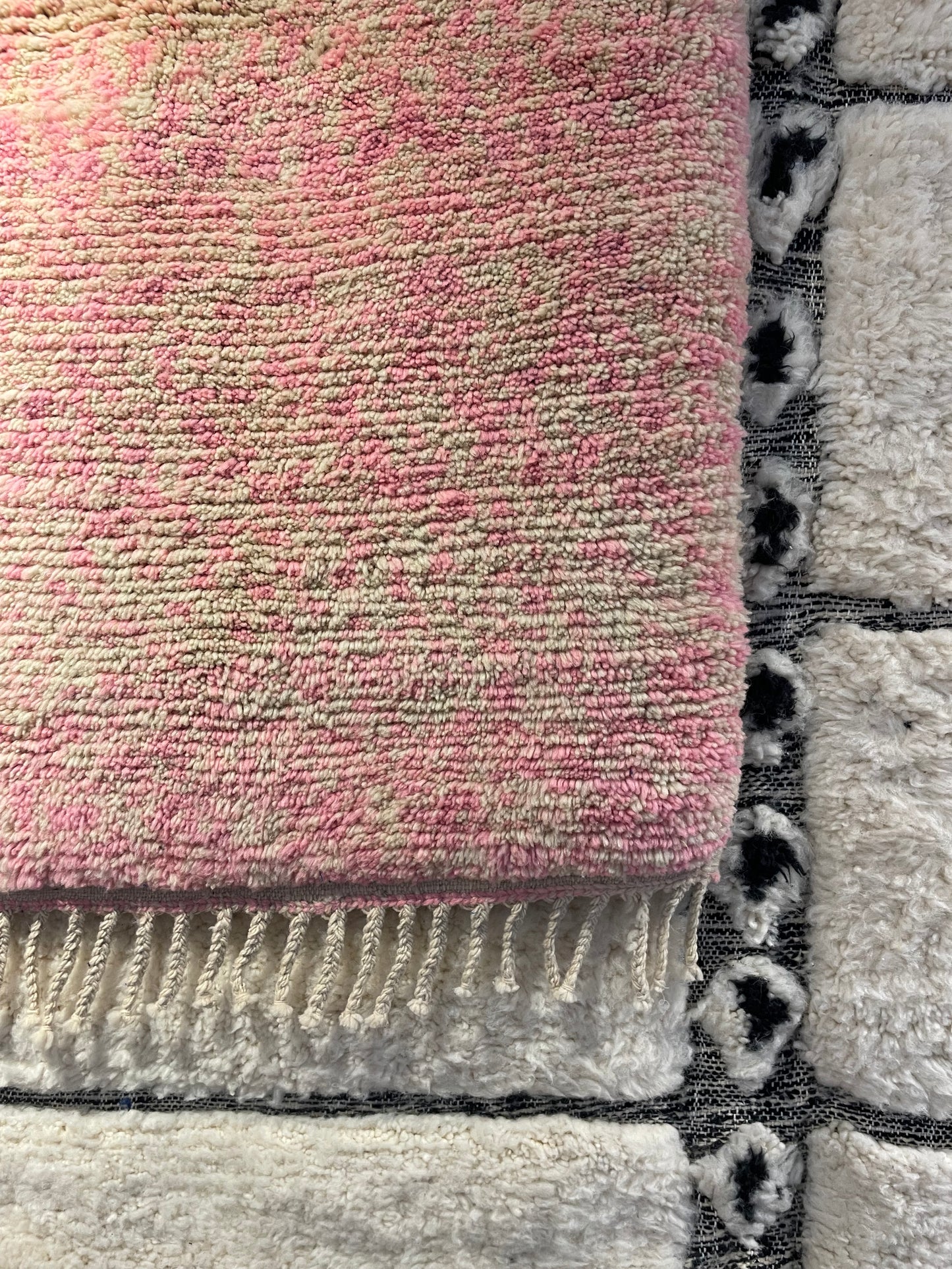 Tapis Azilal Rose poudré 181x130cm