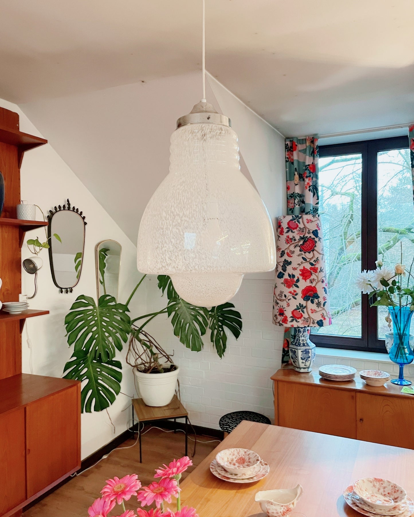 Suspension italienne sculpturale – Sono Io La Luce, esprit Murano