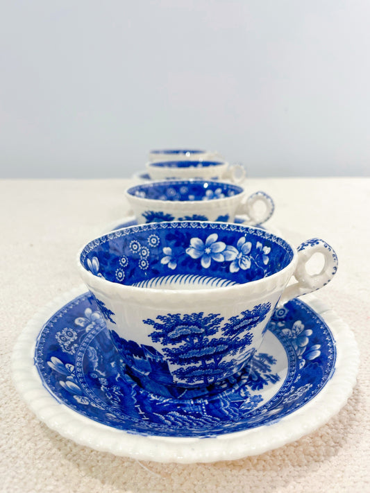 Tasses et sous tasse - Copeland Spode’s Tower England