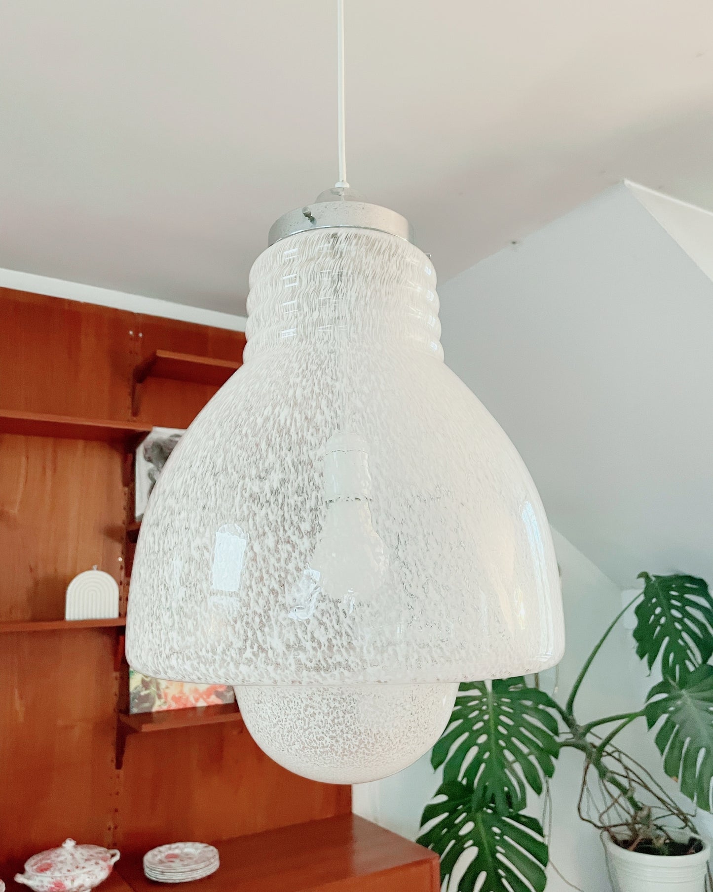 Suspension italienne sculpturale – Sono Io La Luce, esprit Murano