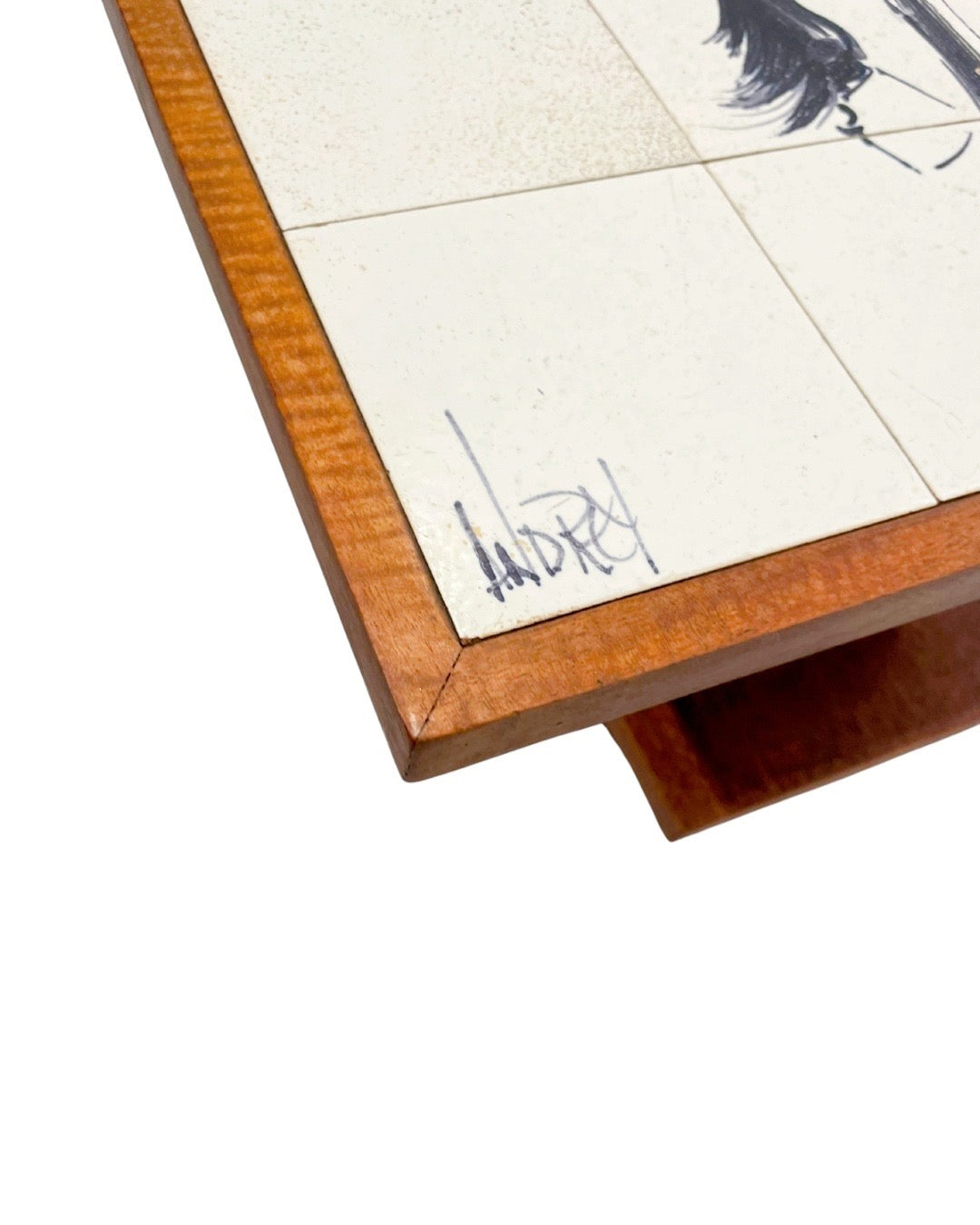 Table basse vintage signée ANDREY