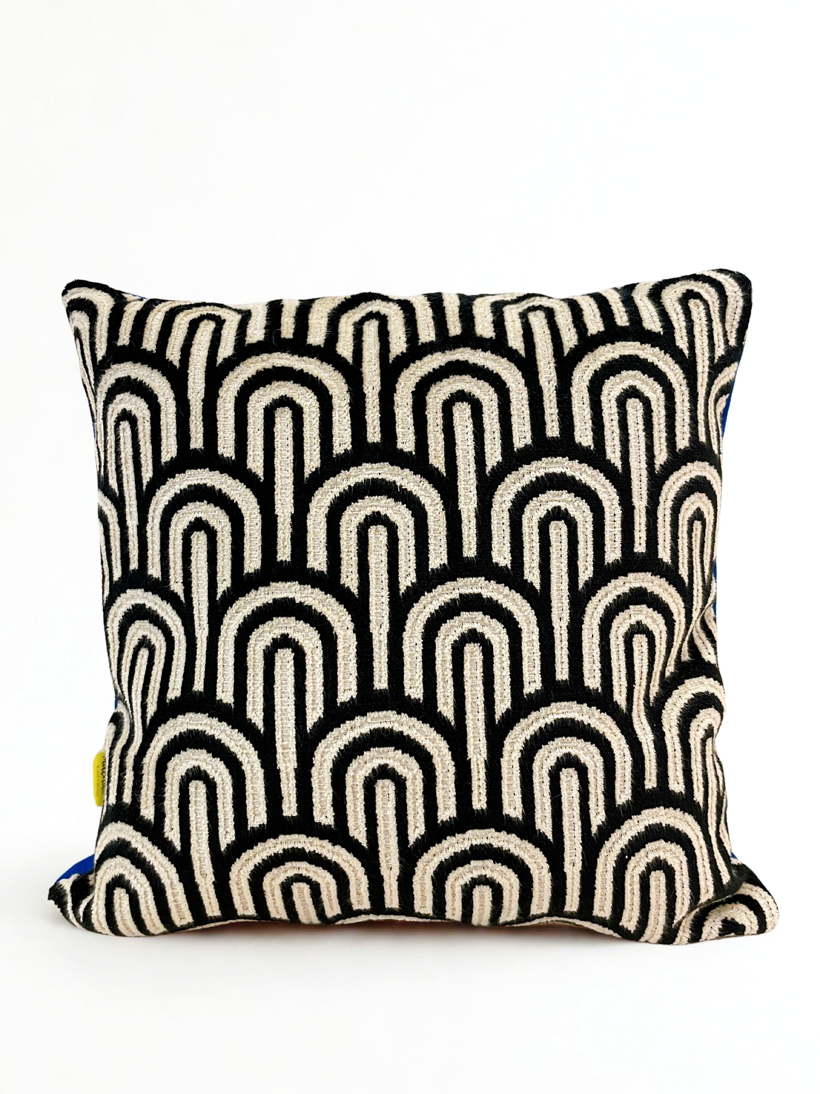 Coussin Handmade - Tissu Thevenon Art Déco Memphis