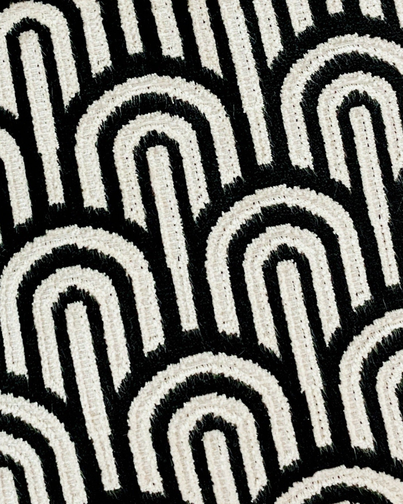 Coussin Handmade - Tissu Thevenon Art Déco Memphis