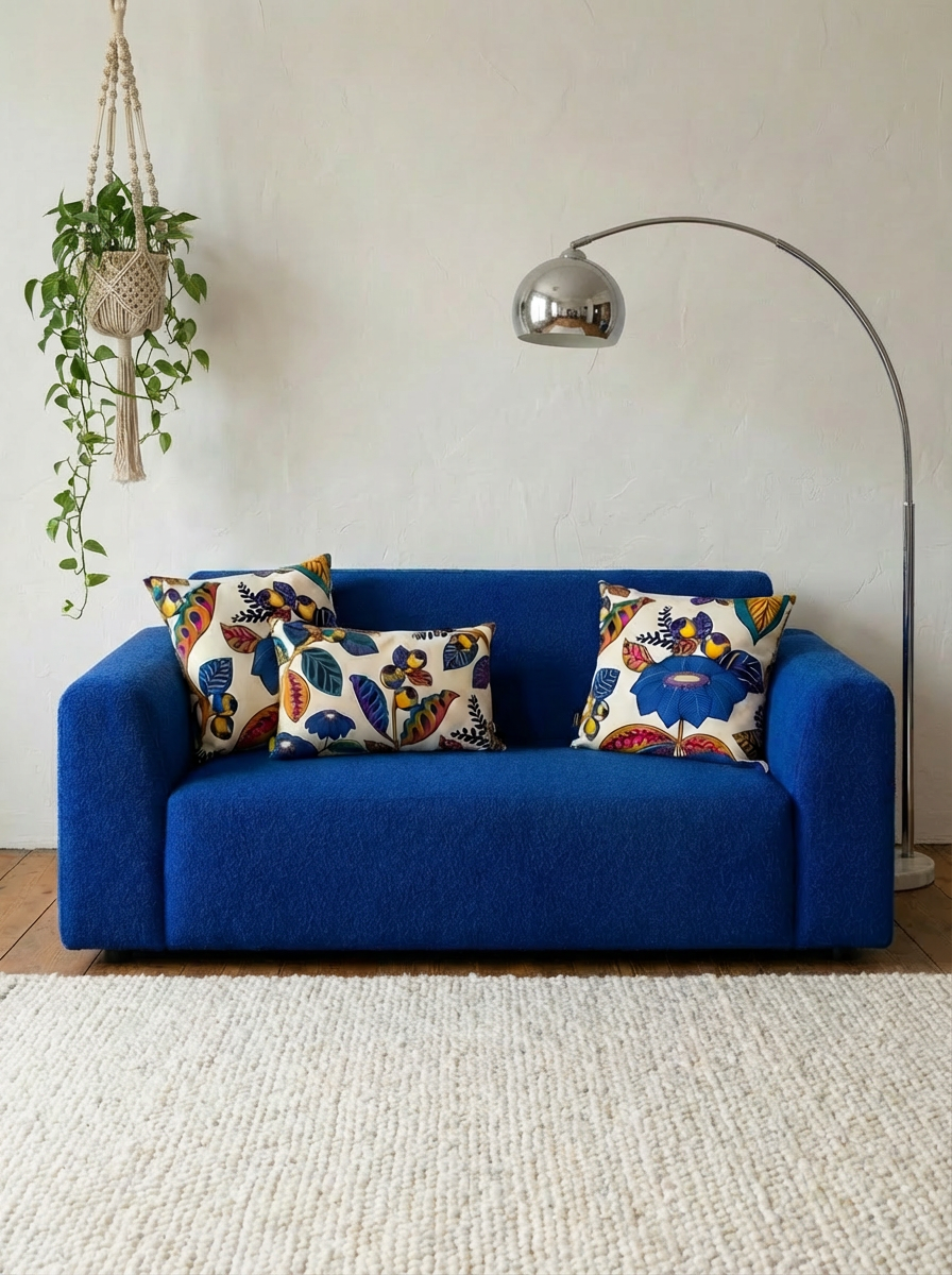 Coussins handmade - Tissu Garden Land Thevenon