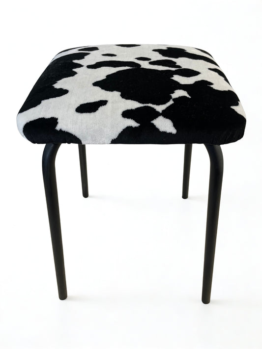 Tabouret vintage vache